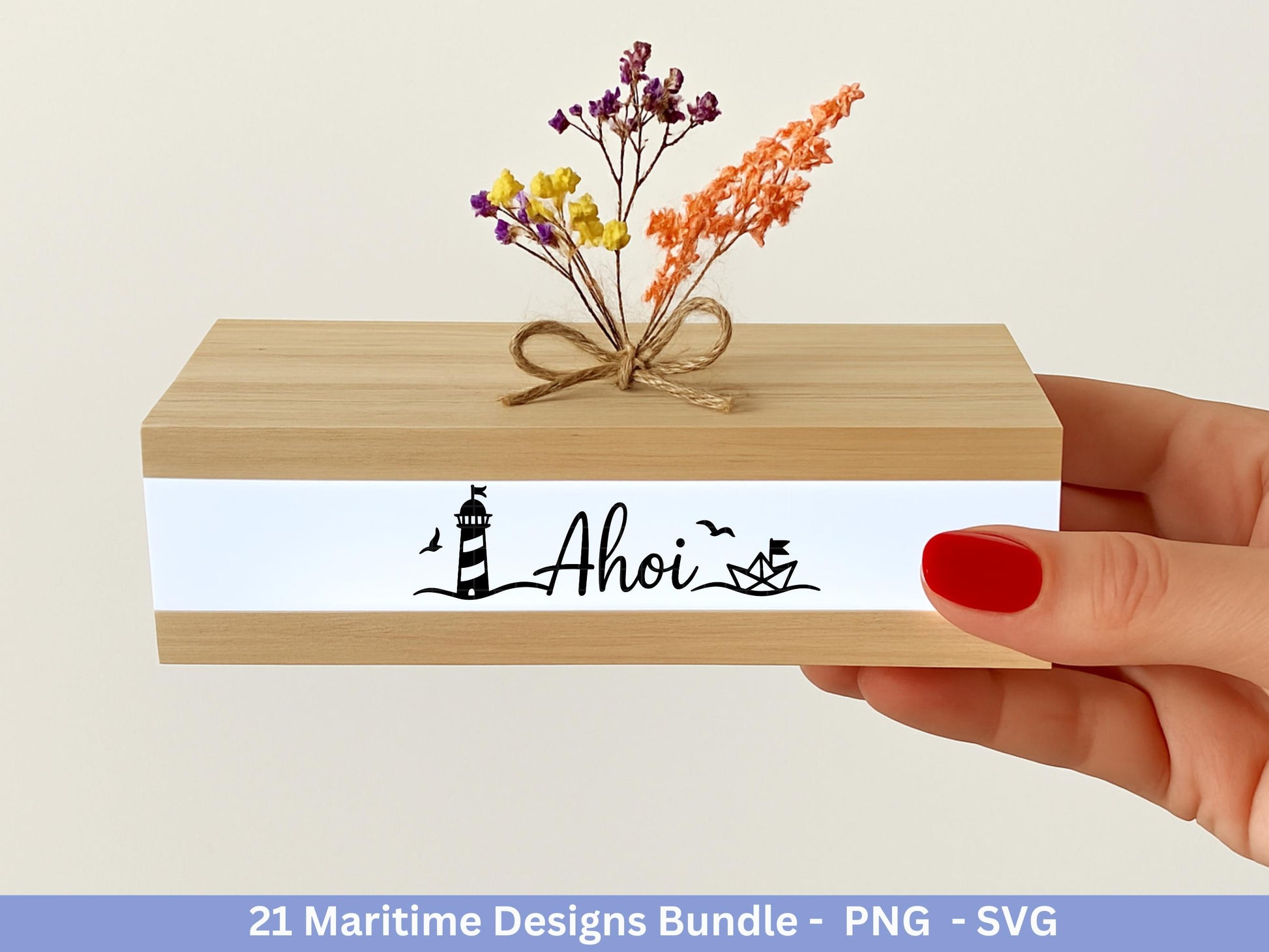 Maritim SVG Bundle – Plotterdatei & Laserdatei | Ahoi, Heimathafen , Leuchtturm | Nordsee Ostsee Liebe | Maritime Sprüche | Geschenkidee