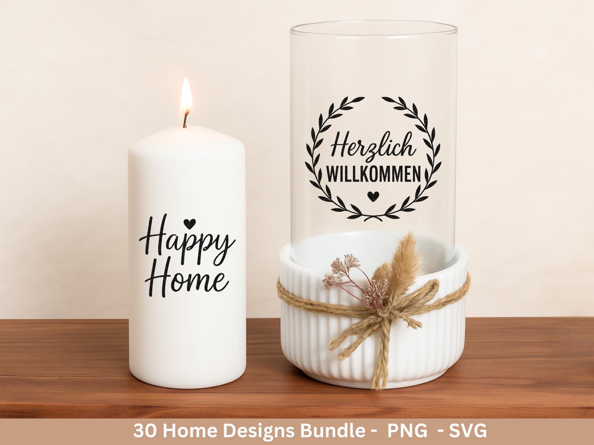 Zuhause SVG – Plotterdatei & Laserdatei | Home Schriftzug | Häuser Sprüche | Geschenkidee Holzbrett | Cricut Silhouette Deko Liebe Glück