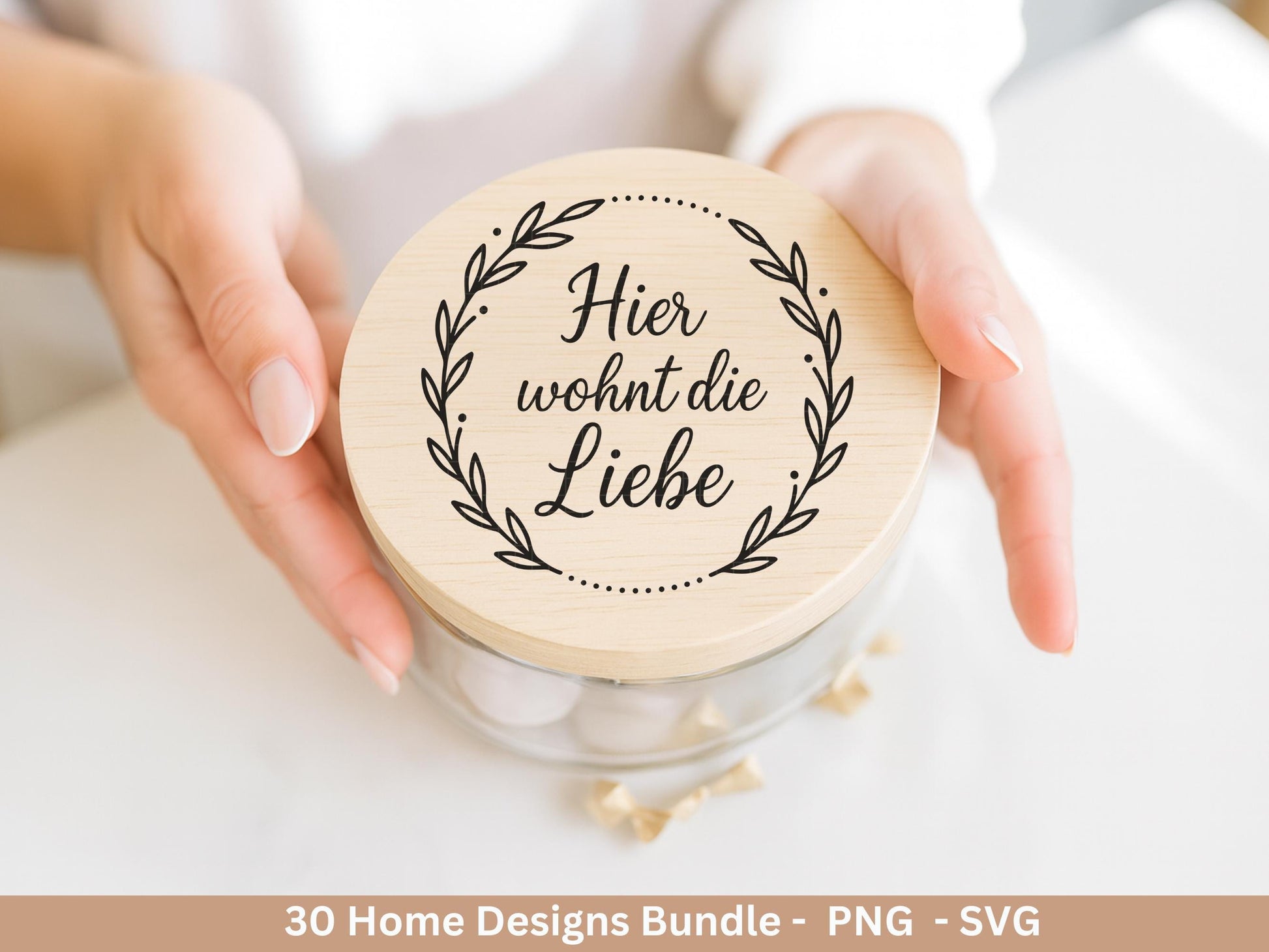 Zuhause SVG – Plotterdatei & Laserdatei | Home Schriftzug | Häuser Sprüche | Geschenkidee Holzbrett | Cricut Silhouette Deko Liebe Glück