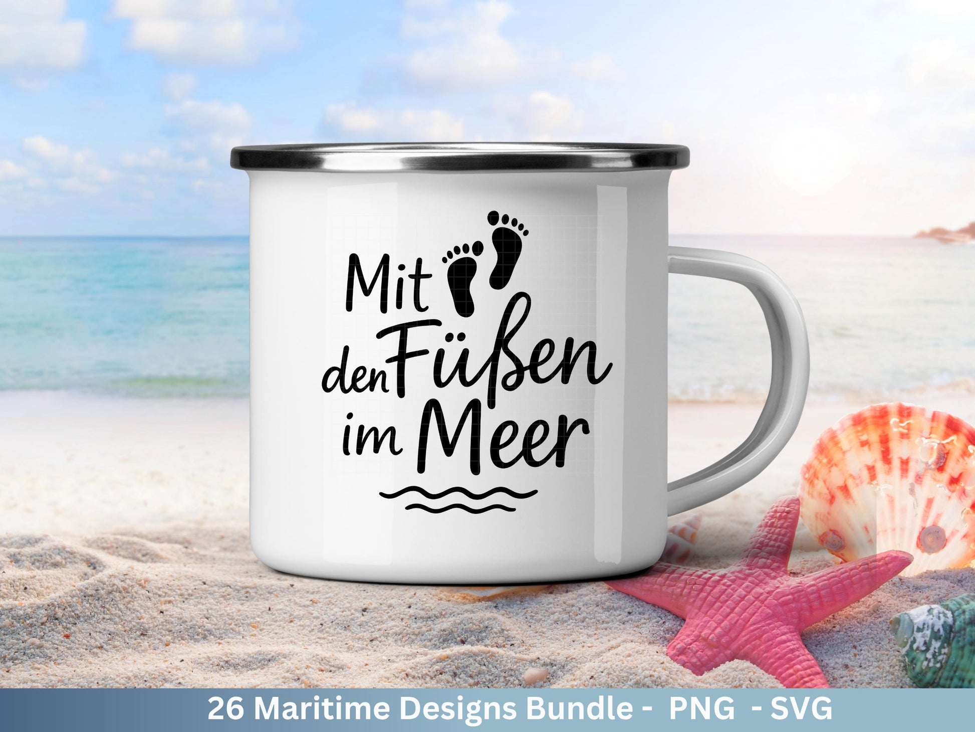 Maritim SVG Bundle – Plotterdatei & Laserdatei | Moin, Leuchtturm , Möwen | Nordsee Ostsee Sprüche | Küstenliebe | Cricut Silhouette Design