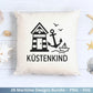 Maritim SVG Bundle – Plotterdatei & Laserdatei | Moin, Leuchtturm , Möwen | Nordsee Ostsee Sprüche | Küstenliebe | Cricut Silhouette Design