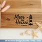 Maritim SVG Bundle – Plotterdatei & Laserdatei | Moin, Leuchtturm , Möwen | Nordsee Ostsee Sprüche | Küstenliebe | Cricut Silhouette Design