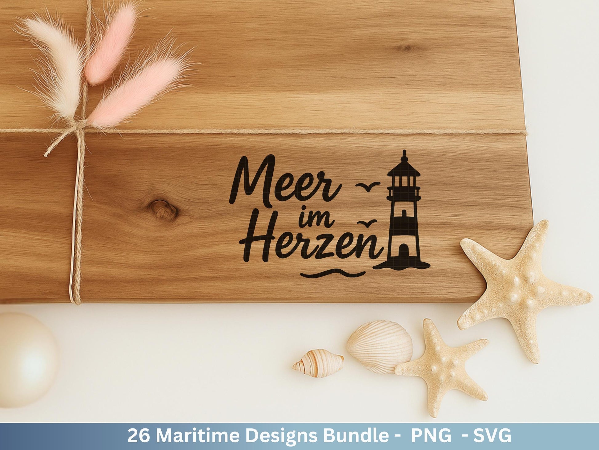 Maritim SVG Bundle – Plotterdatei & Laserdatei | Moin, Leuchtturm , Möwen | Nordsee Ostsee Sprüche | Küstenliebe | Cricut Silhouette Design