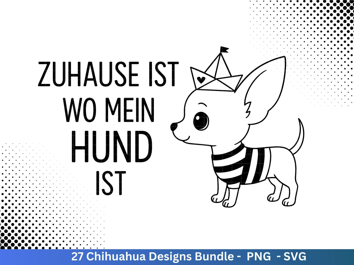 Chihuahua SVG Bundle – Plotterdatei & Laserdatei | Hunde Sprüche | Dog Lover | Hundeliebe | Maritim | Geschenkidee Hundefan Cricut