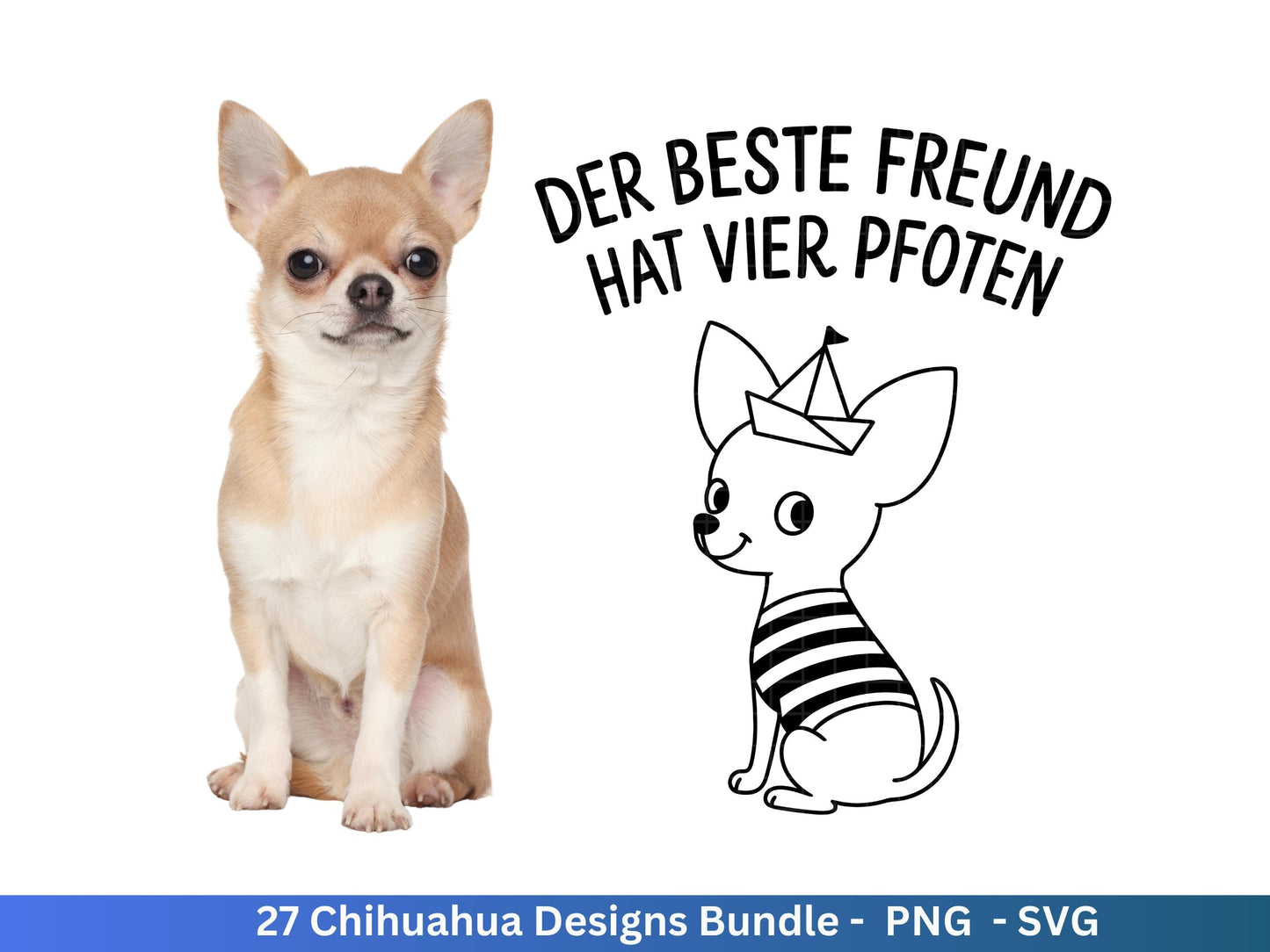 Chihuahua SVG Bundle – Plotterdatei & Laserdatei | Hunde Sprüche | Dog Lover | Hundeliebe | Maritim | Geschenkidee Hundefan Cricut