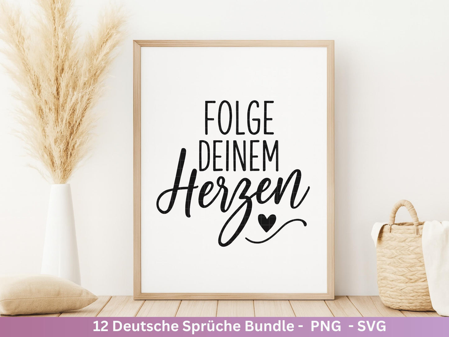 Sprüche SVG – Plotterdatei & Laserdatei | Deutsche Zitate | Freundschaft | Blumen | Inspirierende Sprüche | Geschenkidee Cricut Silhouette