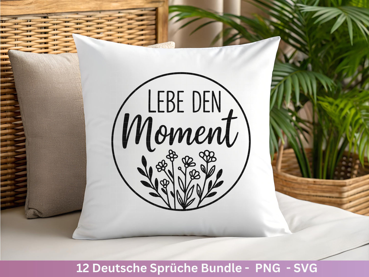 Sprüche SVG – Plotterdatei & Laserdatei | Deutsche Zitate | Freundschaft | Blumen | Inspirierende Sprüche | Geschenkidee Cricut Silhouette