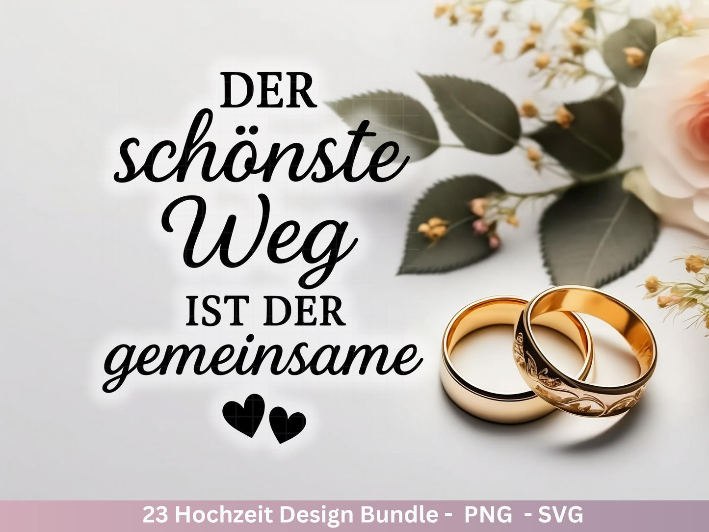 Hochzeit SVG – Plotterdatei & Laserdatei | Liebe Sprüche | Hochzeitskerze | Geschenk zur Hochzeit | Braut und Bräutigam | Cricut Silhouette