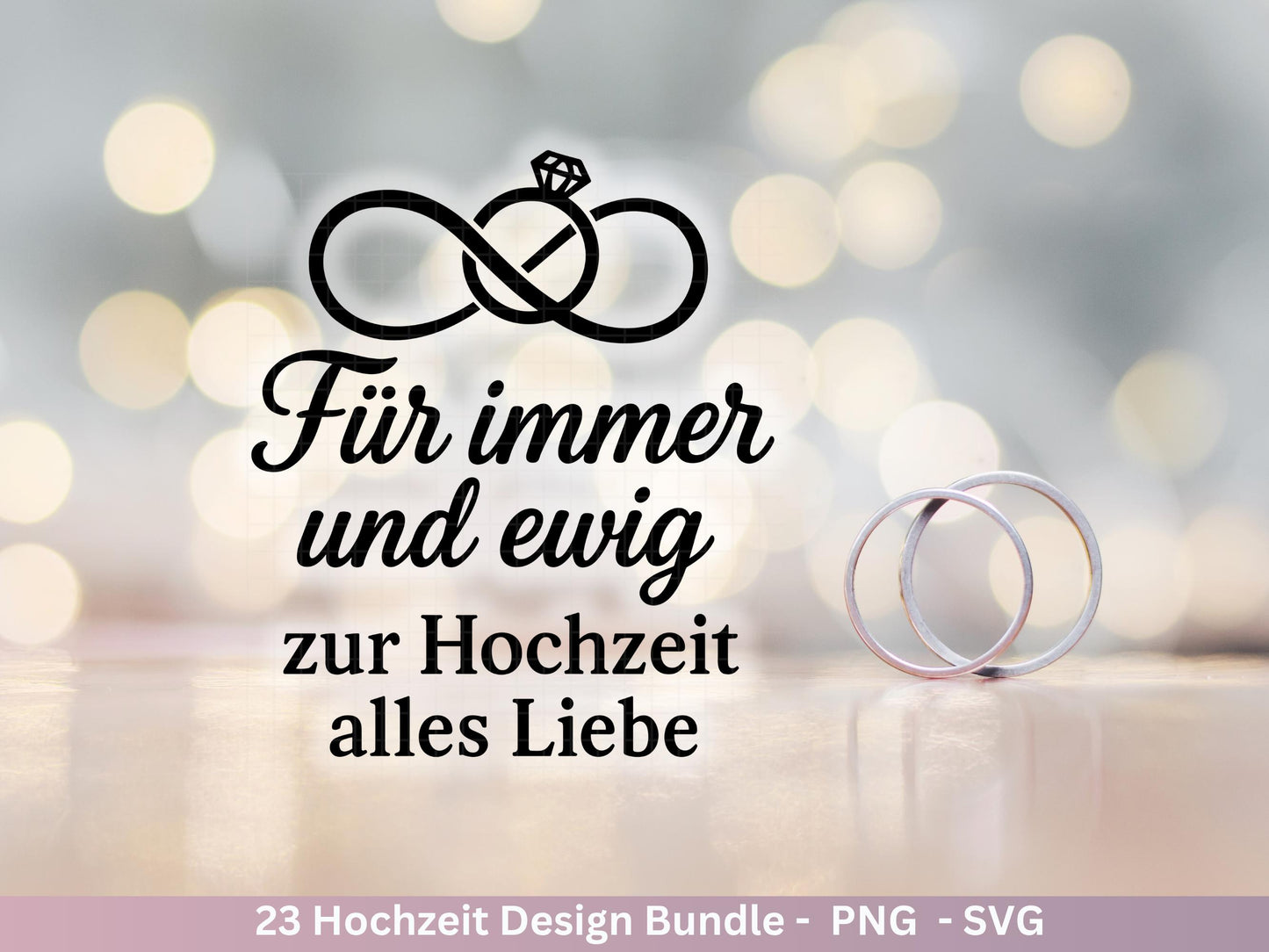 Hochzeit SVG – Plotterdatei & Laserdatei | Liebe Sprüche | Hochzeitskerze | Geschenk zur Hochzeit | Braut und Bräutigam | Cricut Silhouette