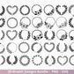 Blumenkranz SVG Bundle – Plotterdatei & Laserdatei | Kränze| Lorbeerkranz Designs | Monogramm Rahmen | Hochzeit Dekoration | Cricut Clipart