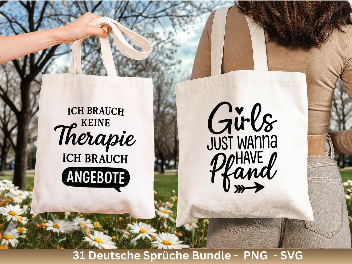 Lustige Shopping Sprüche SVG – Plotterdatei für Beutel, Tassen & Geschenke | Deutsche Zitate Bundle | Geschenkidee | Cricut Silhouette