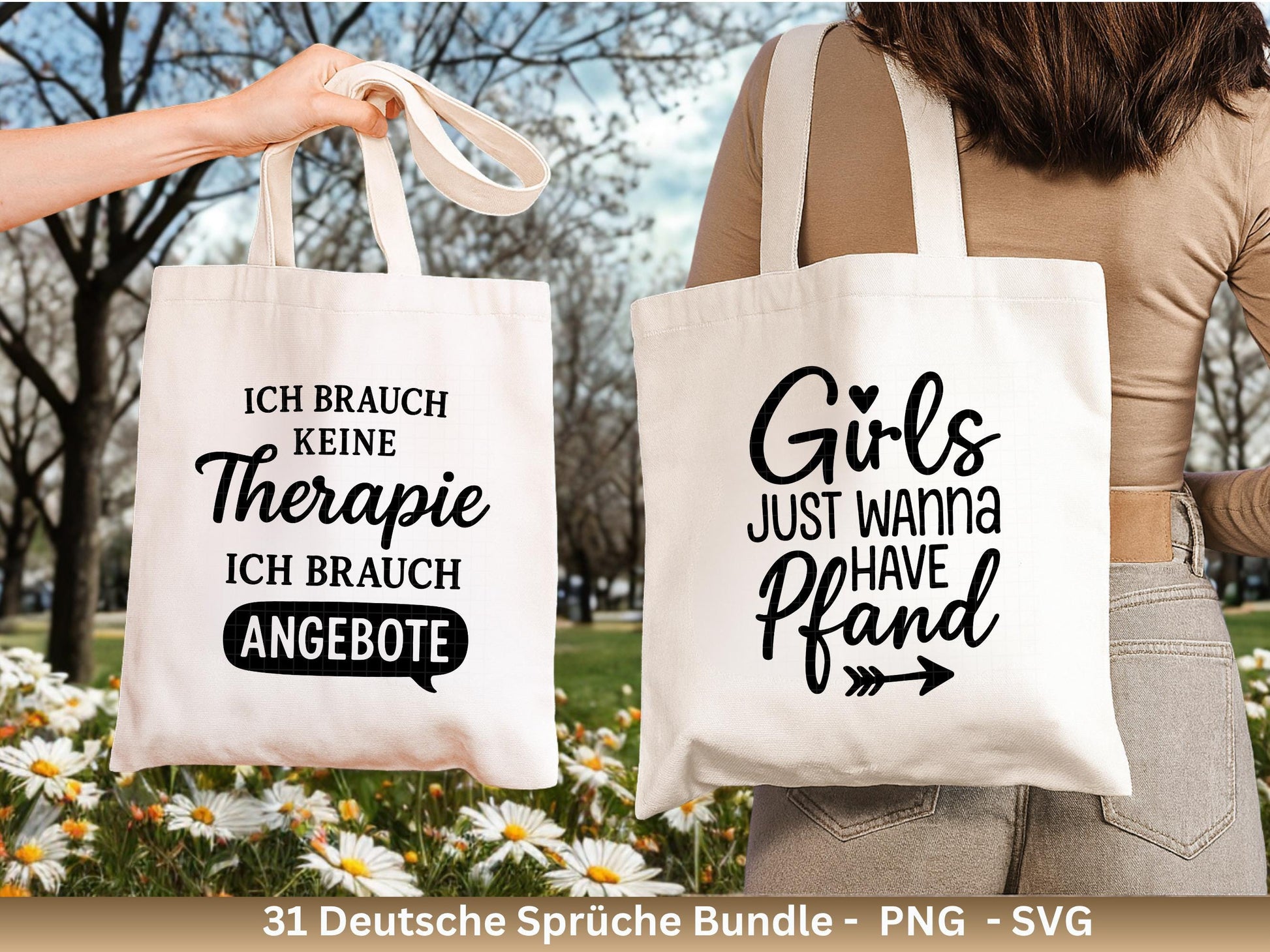 Lustige Shopping Sprüche SVG – Plotterdatei für Beutel, Tassen & Geschenke | Deutsche Zitate Bundle | Geschenkidee | Cricut Silhouette