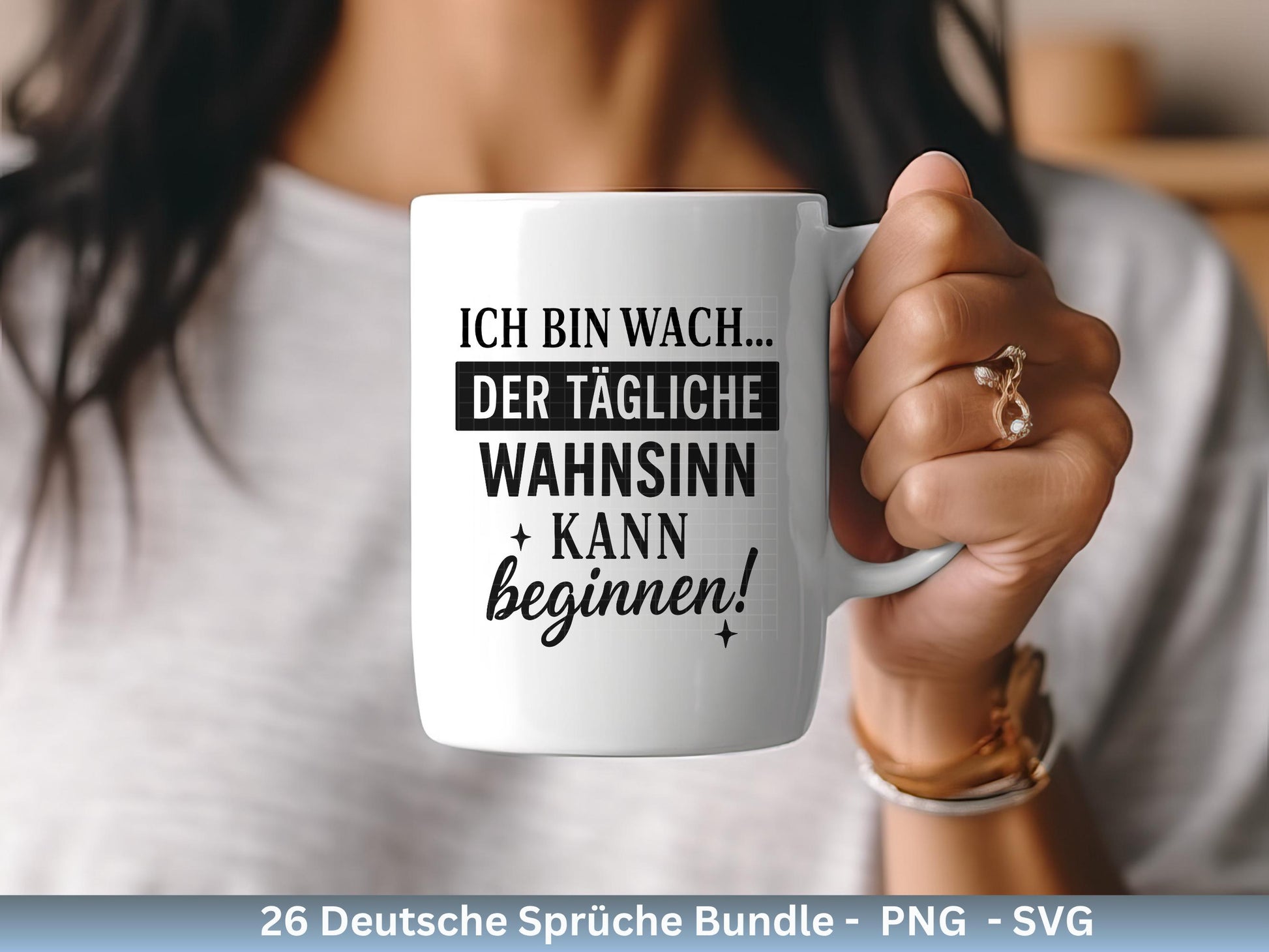 Lustige Deutsche Sprüche SVG – Beutel Sprüche Bundle | Plotterdatei | Laserdatei | Witzige Zitate für Tasse & Jutetasche | Cricut Silhouette