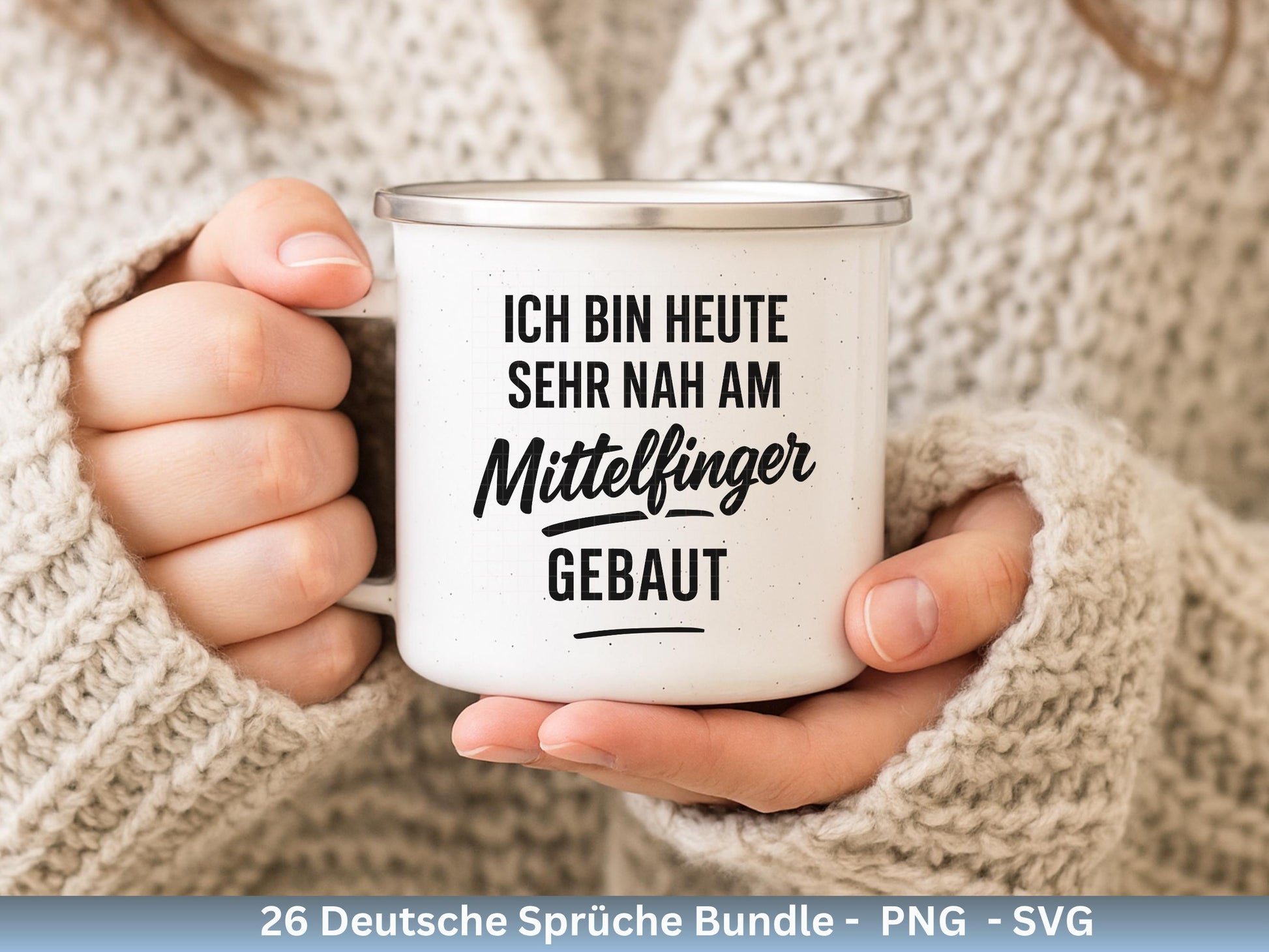 Lustige Deutsche Sprüche SVG – Beutel Sprüche Bundle | Plotterdatei | Laserdatei | Witzige Zitate für Tasse & Jutetasche | Cricut Silhouette
