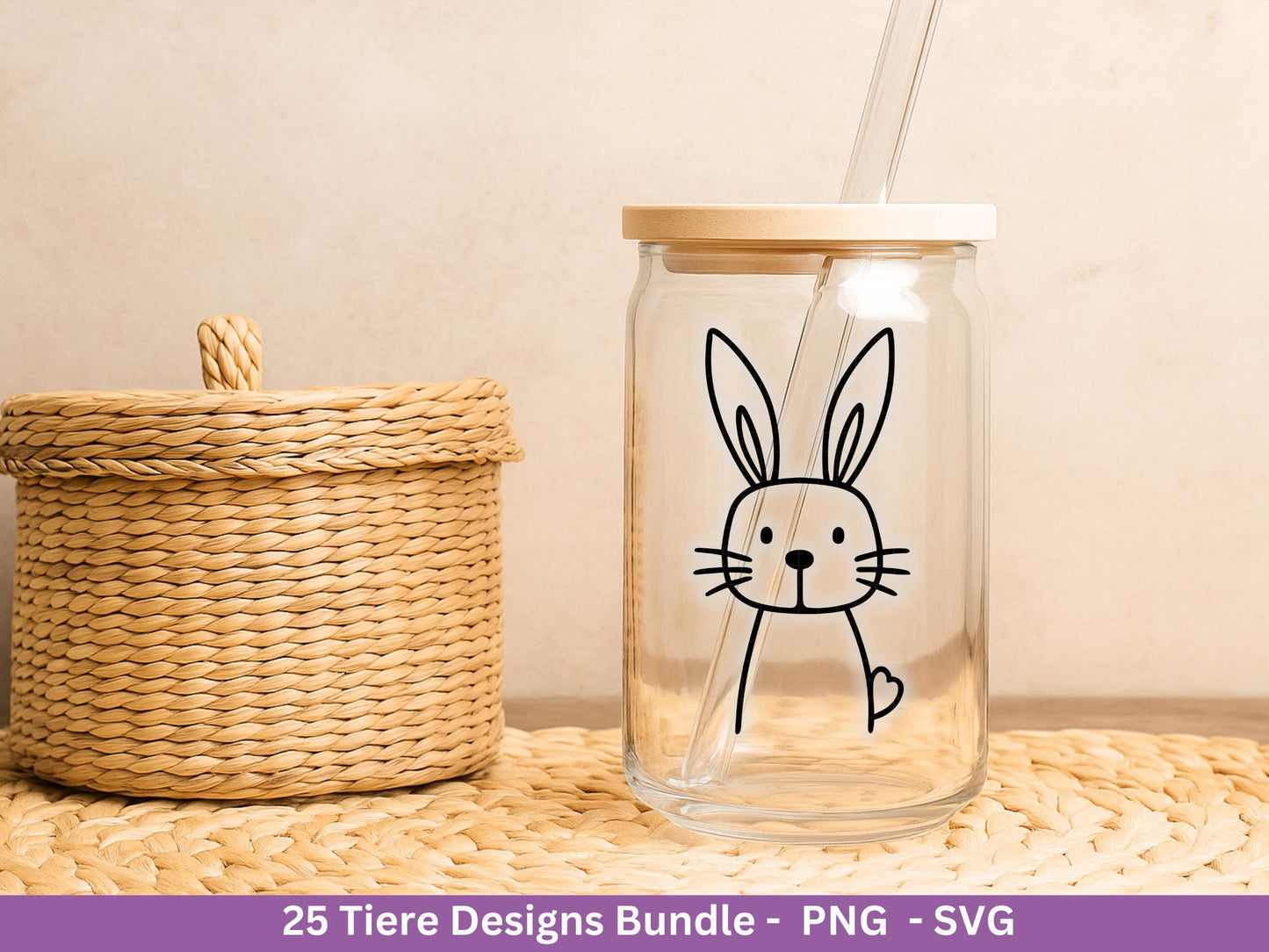 Niedliche Tiere SVG Bundle – Plotterdatei & Laserdatei | Waldtiere | Safari Tiere | Kawaii Tiergesichter Clipart | Kinder Geschenkidee Holz