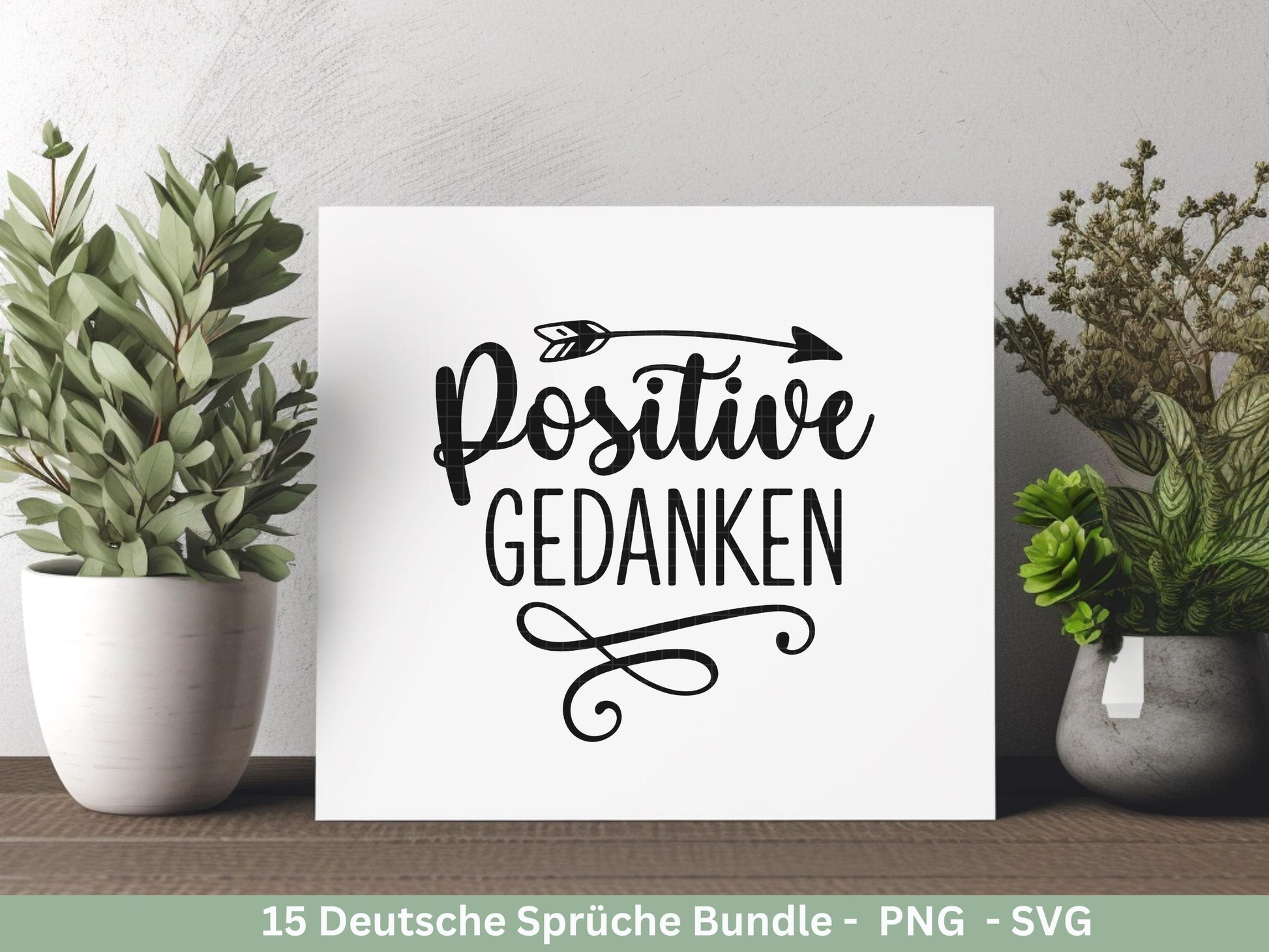Positive Sprüche SVG – Motivations Sprüche Plotterdatei & Laserdatei | Deutsche Zitate | Cricut Silhouette | Geschenkidee | Freundin