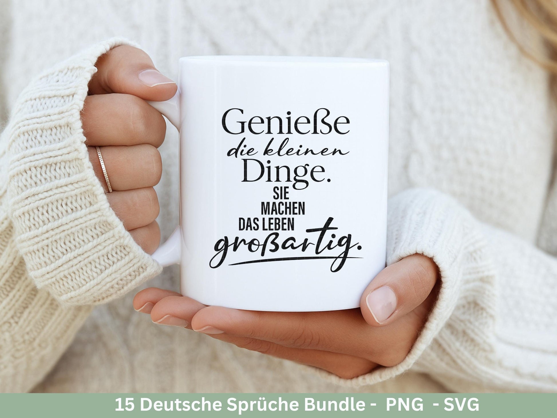 Positive Sprüche SVG – Motivations Sprüche Plotterdatei & Laserdatei | Deutsche Zitate | Cricut Silhouette | Geschenkidee | Freundin