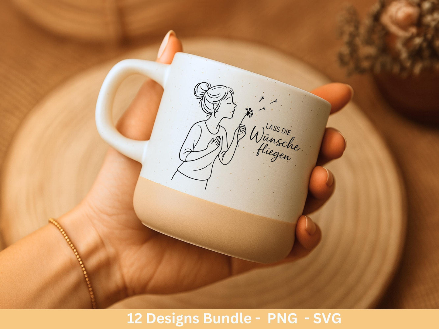 Handgezeichnete Frauen SVG | Sketch Bundle mit Sprüchen | Plotterdatei Laserdatei | Geschenkidee Freundin | Cricut Silhouette Design Datei