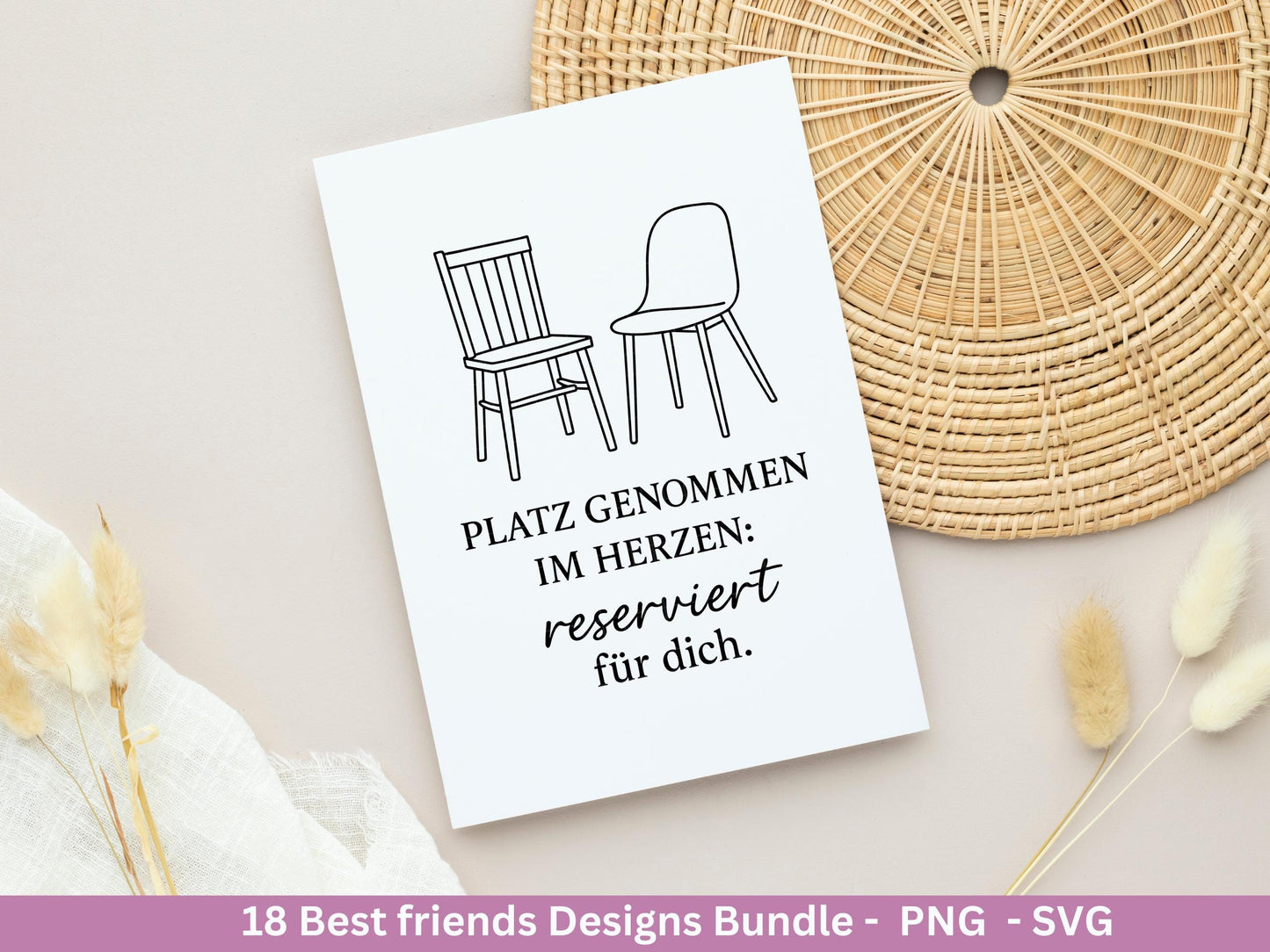 Beste Freundin SVG – Plotterdatei und Laserdatei | Freundschaft Sprüche | Geschenkidee Freundin & Schwester | Freundschaft SVG Datei Cricut