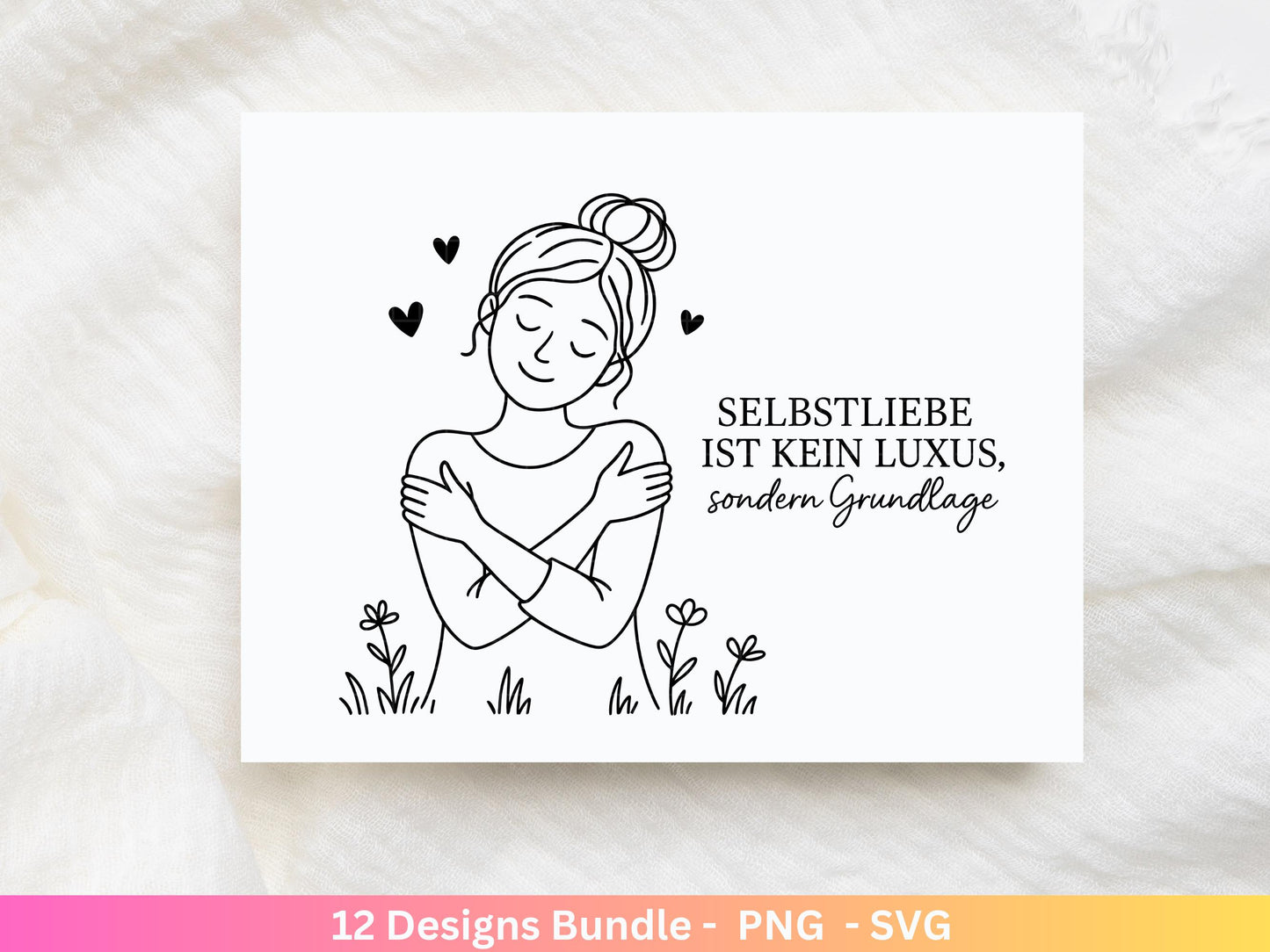Handgezeichnete Frauen SVG | Sketch Bundle mit Sprüchen | Plotterdatei Laserdatei | Geschenkidee Freundin | Cricut Silhouette Design Datei