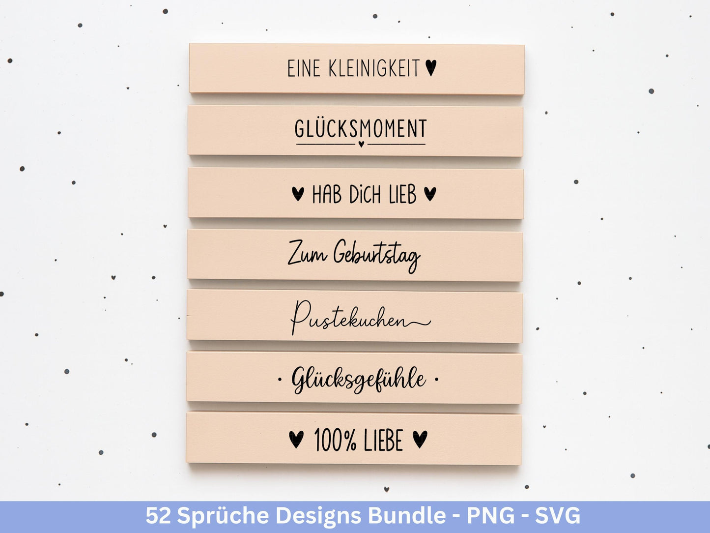 Sprüche SVG Bundle – Plotterdatei & Laserdatei | Klötzchen, Kerzen, Holz, Raysin | Familie, Freundschaft, Liebe, Glück, Zuhause Geschenkidee