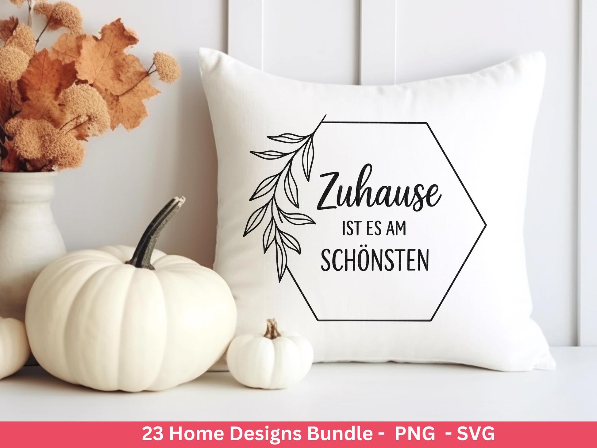 Zuhause SVG – Plotterdatei & Laserdatei | Home Schriftzug | Häuser Sprüche | Geschenkidee Holzbrett | Cricut Silhouette Deko Liebe Herz
