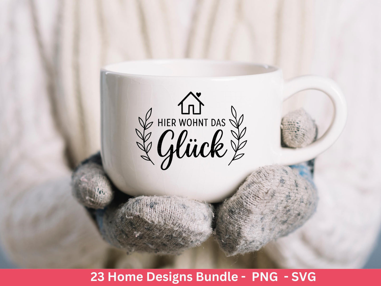 Zuhause SVG – Plotterdatei & Laserdatei | Home Schriftzug | Häuser Sprüche | Geschenkidee Holzbrett | Cricut Silhouette Deko Liebe Herz