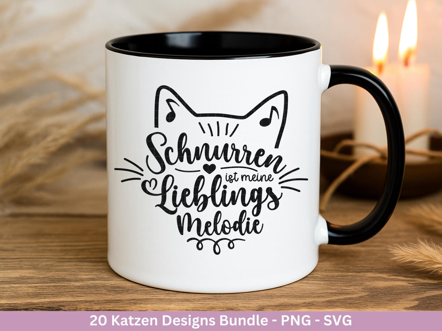 Katzen SVG Bundle – Plotterdatei & Laserdatei | Katzen Sprüche | Katzenliebe Designs | Cricut Silhouette | Katzen Mama | Geschenkidee Katze