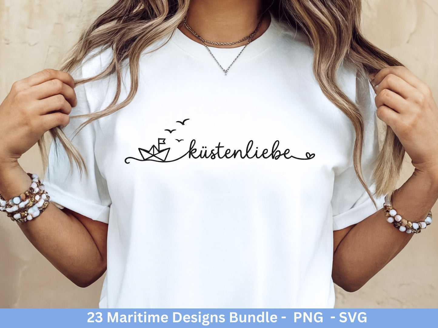 Maritim SVG Bundle – Plotterdatei & Laserdatei | Ahoi, Heimathafen , Leuchtturm | Nordsee Ostsee Liebe | Maritime Sprüche | Geschenkidee