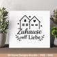 Zuhause SVG – Plotterdatei & Laserdatei | Home Schriftzug | Häuser Sprüche | Geschenkidee Holzbrett | Cricut Silhouette Deko Liebe Glück