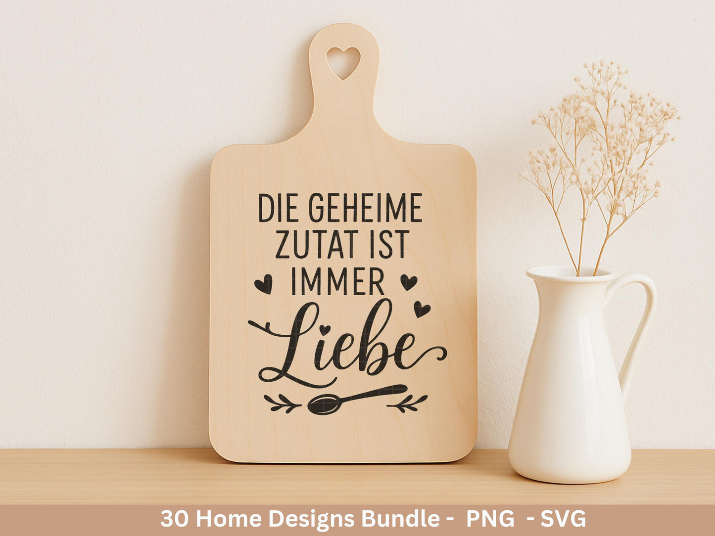Zuhause SVG – Plotterdatei & Laserdatei | Home Schriftzug | Häuser Sprüche | Geschenkidee Holzbrett | Cricut Silhouette Deko Liebe Glück