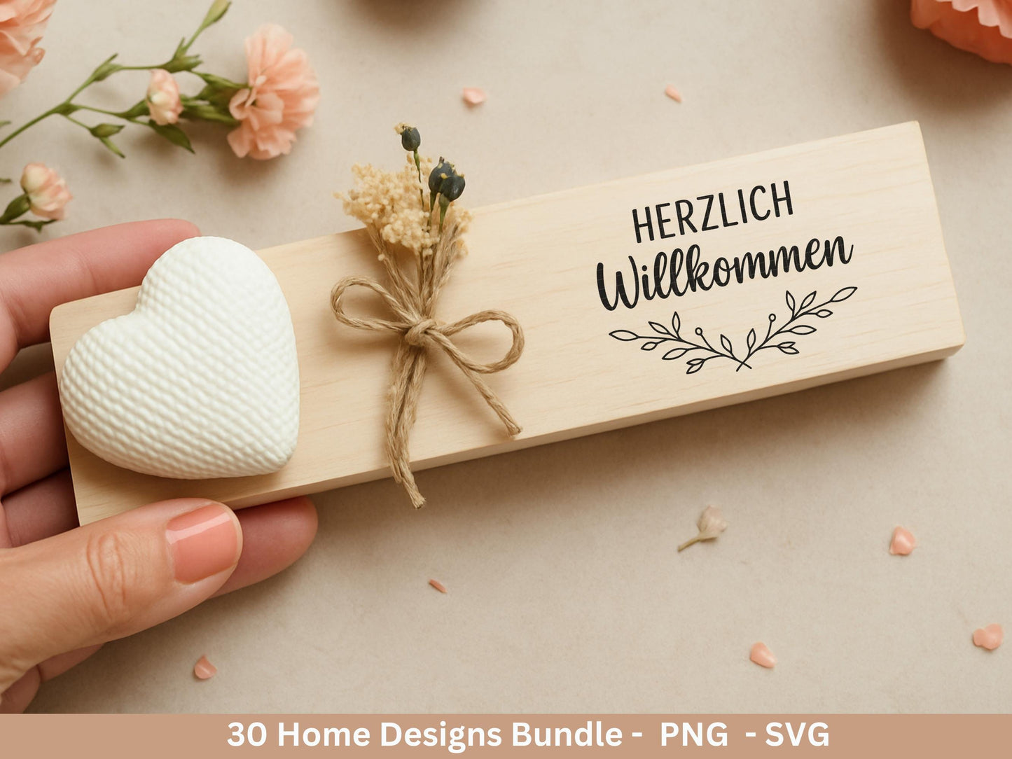 Zuhause SVG – Plotterdatei & Laserdatei | Home Schriftzug | Häuser Sprüche | Geschenkidee Holzbrett | Cricut Silhouette Deko Liebe Glück
