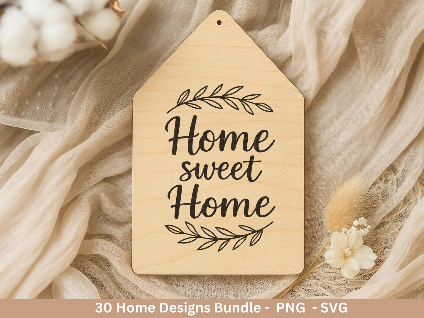 Zuhause SVG – Plotterdatei & Laserdatei | Home Schriftzug | Häuser Sprüche | Geschenkidee Holzbrett | Cricut Silhouette Deko Liebe Glück