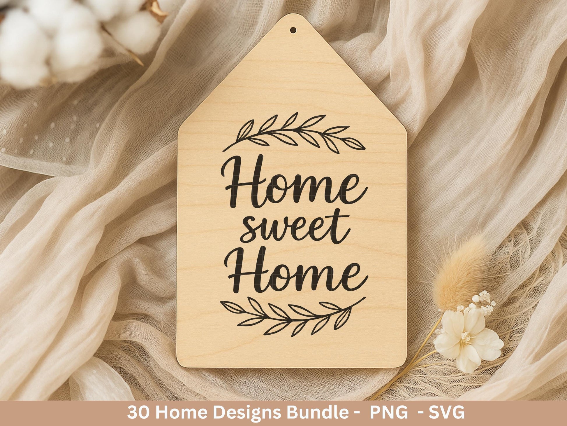 Zuhause SVG – Plotterdatei & Laserdatei | Home Schriftzug | Häuser Sprüche | Geschenkidee Holzbrett | Cricut Silhouette Deko Liebe Glück