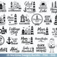 Maritim SVG Bundle – Plotterdatei & Laserdatei | Moin, Leuchtturm , Möwen | Nordsee Ostsee Sprüche | Küstenliebe | Cricut Silhouette Design