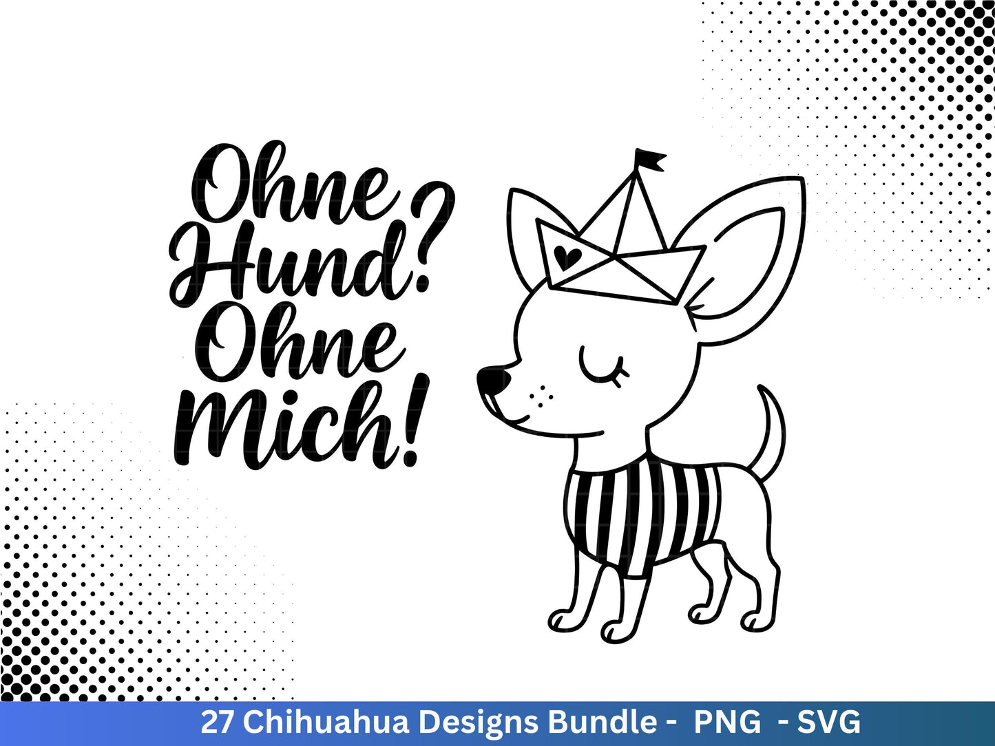 Chihuahua SVG Bundle – Plotterdatei & Laserdatei | Hunde Sprüche | Dog Lover | Hundeliebe | Maritim | Geschenkidee Hundefan Cricut