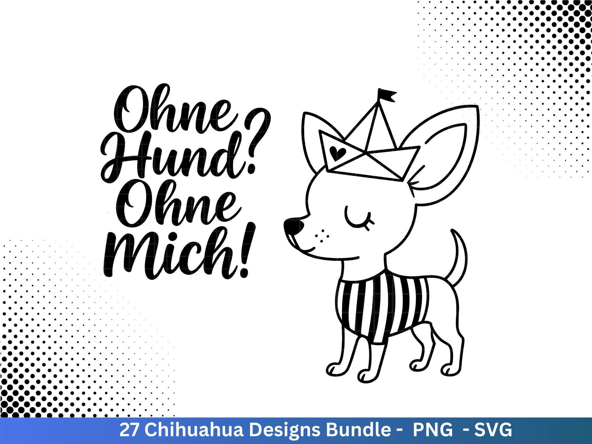 Chihuahua SVG Bundle – Plotterdatei & Laserdatei | Hunde Sprüche | Dog Lover | Hundeliebe | Maritim | Geschenkidee Hundefan Cricut