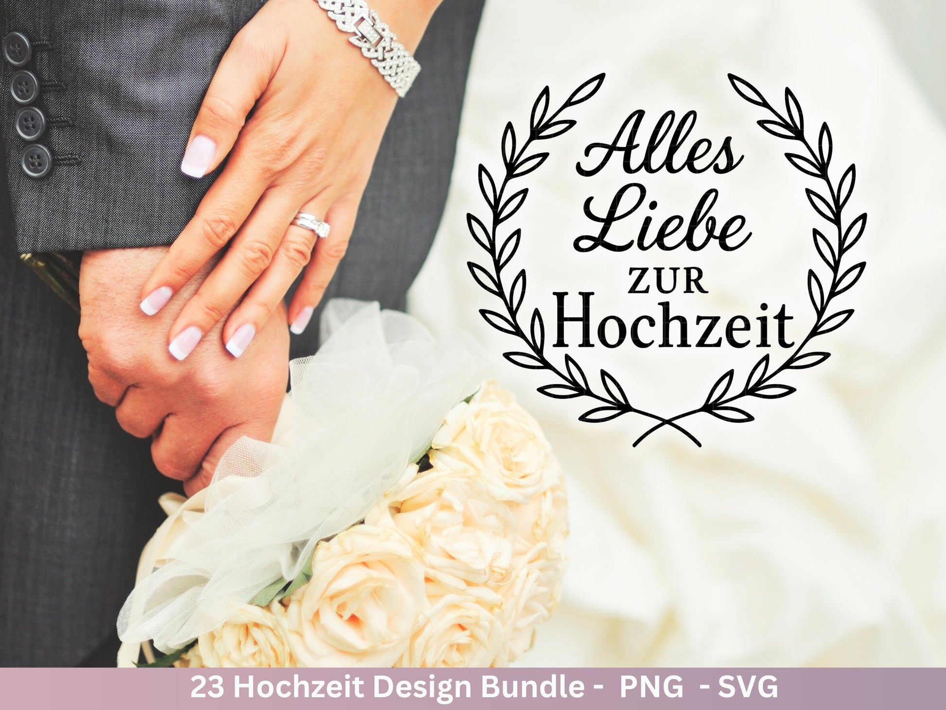 Hochzeit SVG – Plotterdatei & Laserdatei | Liebe Sprüche | Hochzeitskerze | Geschenk zur Hochzeit | Braut und Bräutigam | Cricut Silhouette