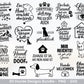 Hunde SVG Bundle – Plotterdatei & Laserdatei | Hunde Sprüche | Hundeliebe Shirtdesign | Cricut Silhouette | Hunde Mama | Geschenkidee Hund