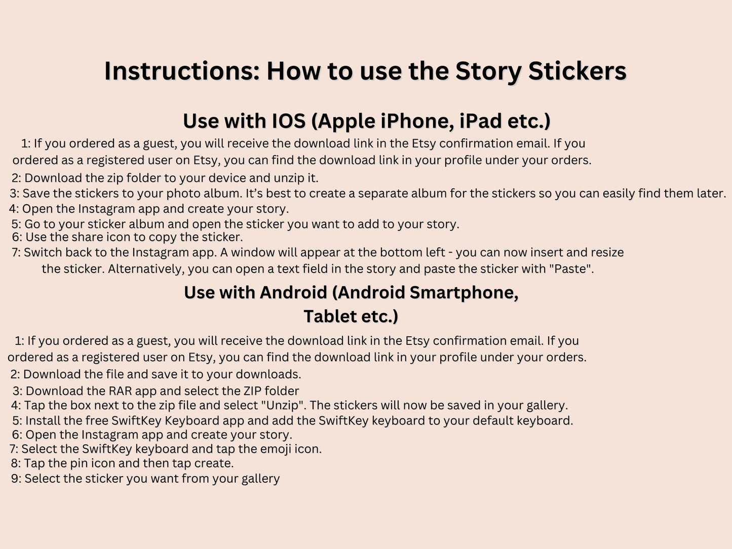 60 Neutral Instagram Story Sticker – Brushstroke PNG Clipart Set, Pinselstriche, Glitter Brush Strokes, Digital Planner Stickers Insta Story