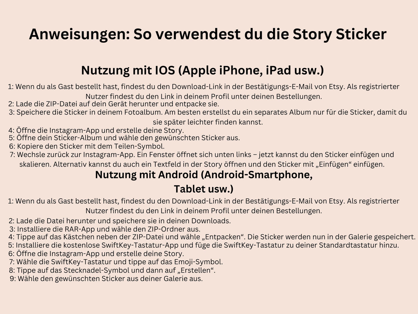 60 Neutral Instagram Story Sticker – Brushstroke PNG Clipart Set, Pinselstriche, Glitter Brush Strokes, Digital Planner Stickers Insta Story