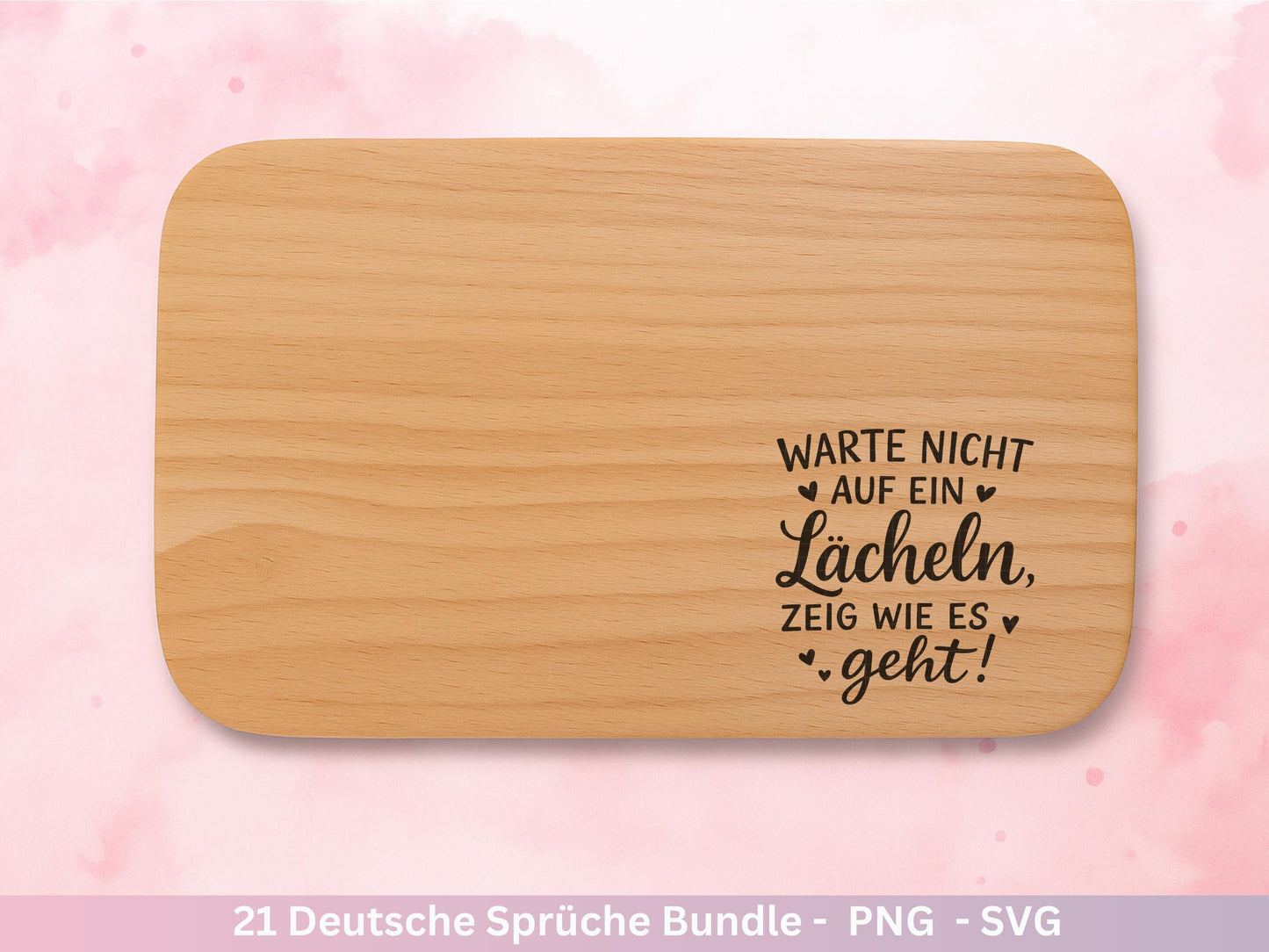 Deutsche Sprüche Plotterdatei – Positive Sprüche SVG | Inspirierende Zitate | Laserdatei Worte | Motivation Geschenk Freundin | Cricut