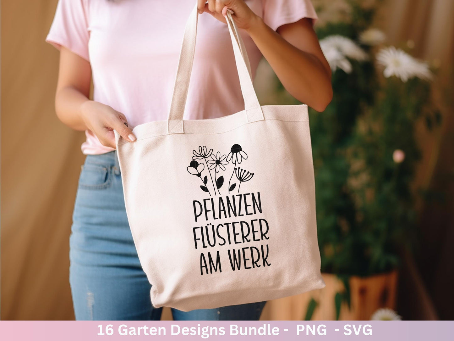 Garten Plotterdatei Bundle – Frühling SVG | Gartenliebe Sprüche | Schubkarre Gießkanne Blumen | Gartendeko Laserdatei | Cricut Silhouette
