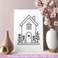 Garten Plotterdatei Bundle – Frühling SVG | Gartenliebe Sprüche Blumen & Gießkanne | Gartenglück Deko | Vogel Zaun Haus| Cricut Laserdatei