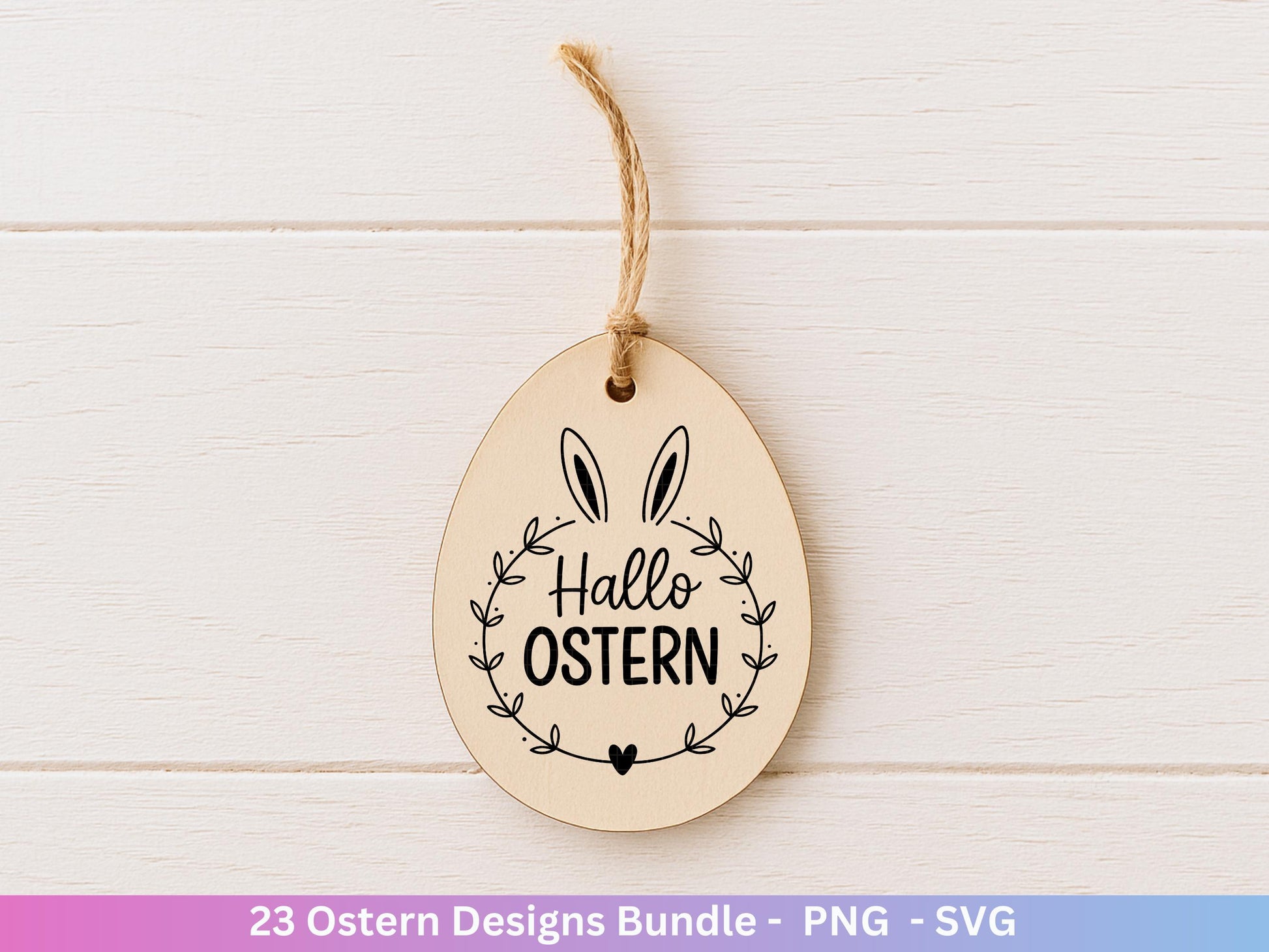 Deutsche Oster SVG Bundle – Frohe Ostern Sprüche & süße Hasen | Ostergrüße Plotterdatei | Cricut Silhouette Datei | Laserdatei Ostern