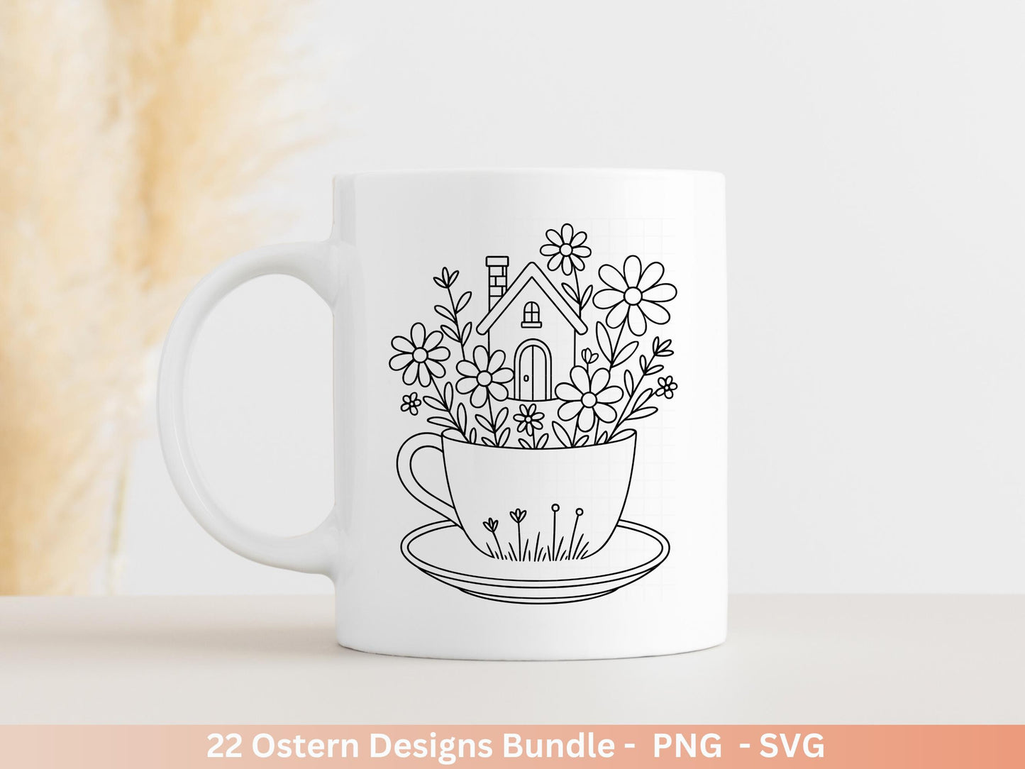 Ostern Plotterdatei Bundle – Süße Hasen & Frohe Ostern Sprüche | Deutsche Oster SVG | Frühlingsduft Motive | Cricut Silhouette Laserdatei