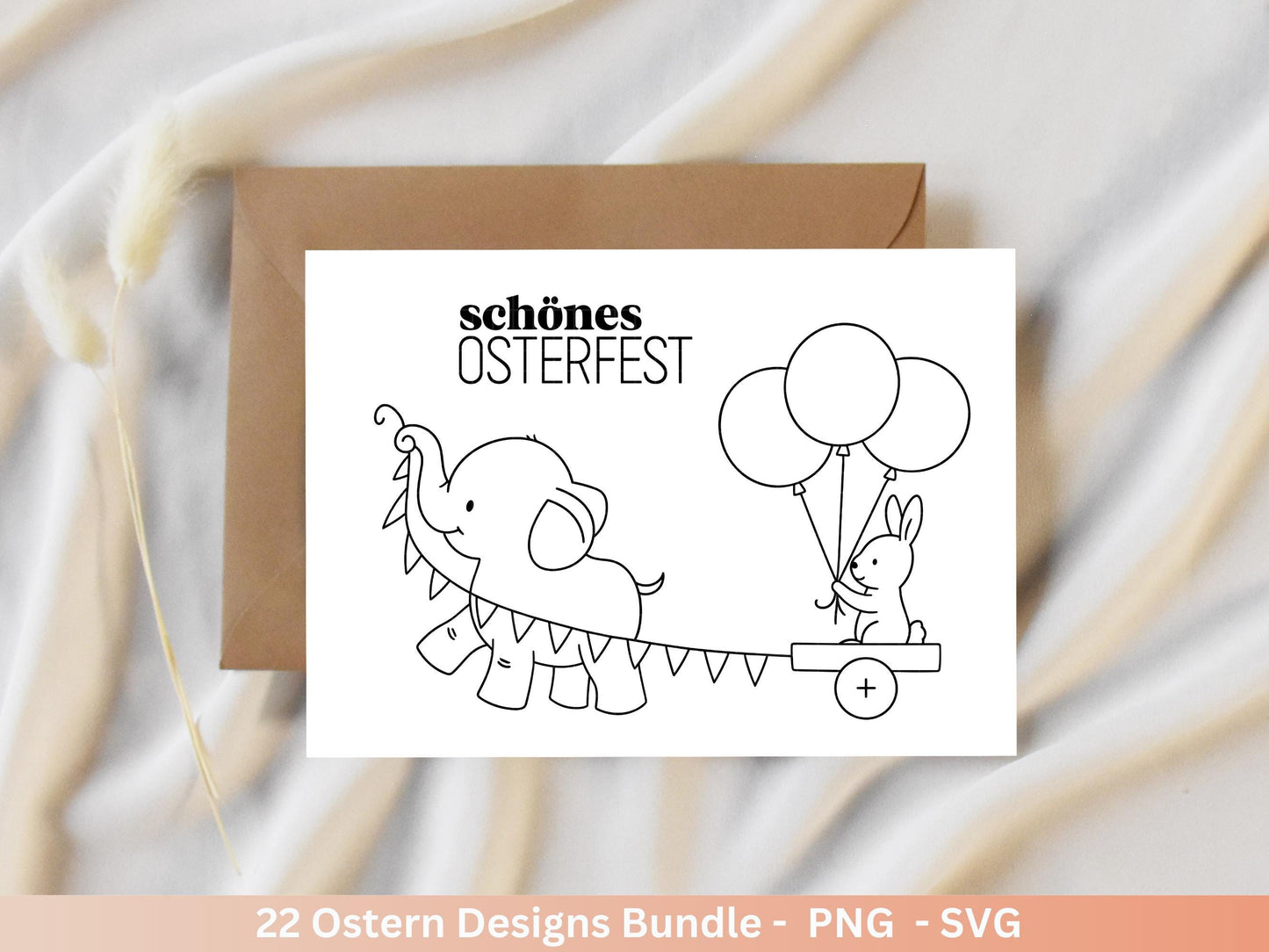 Ostern Plotterdatei Bundle – Süße Hasen & Frohe Ostern Sprüche | Deutsche Oster SVG | Frühlingsduft Motive | Cricut Silhouette Laserdatei