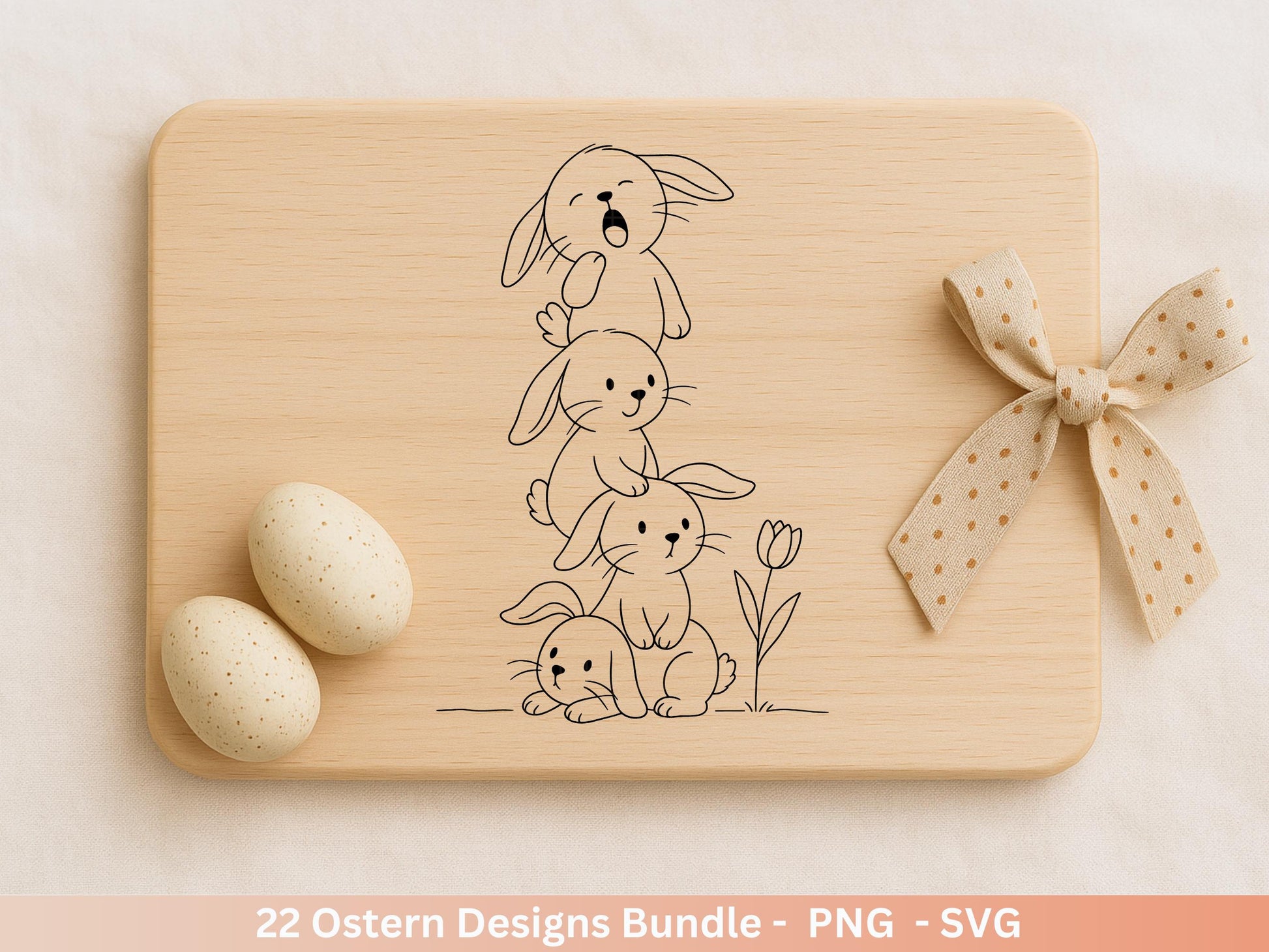 Ostern Plotterdatei Bundle – Süße Hasen & Frohe Ostern Sprüche | Deutsche Oster SVG | Frühlingsduft Motive | Cricut Silhouette Laserdatei
