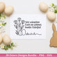 Ostern Plotterdatei Bundle – Süße Hasen Frohe Ostern Sprüche | Deutsche Oster SVG Designs | Ostergrüße Eiersuche Motive | Cricut Laserdatei