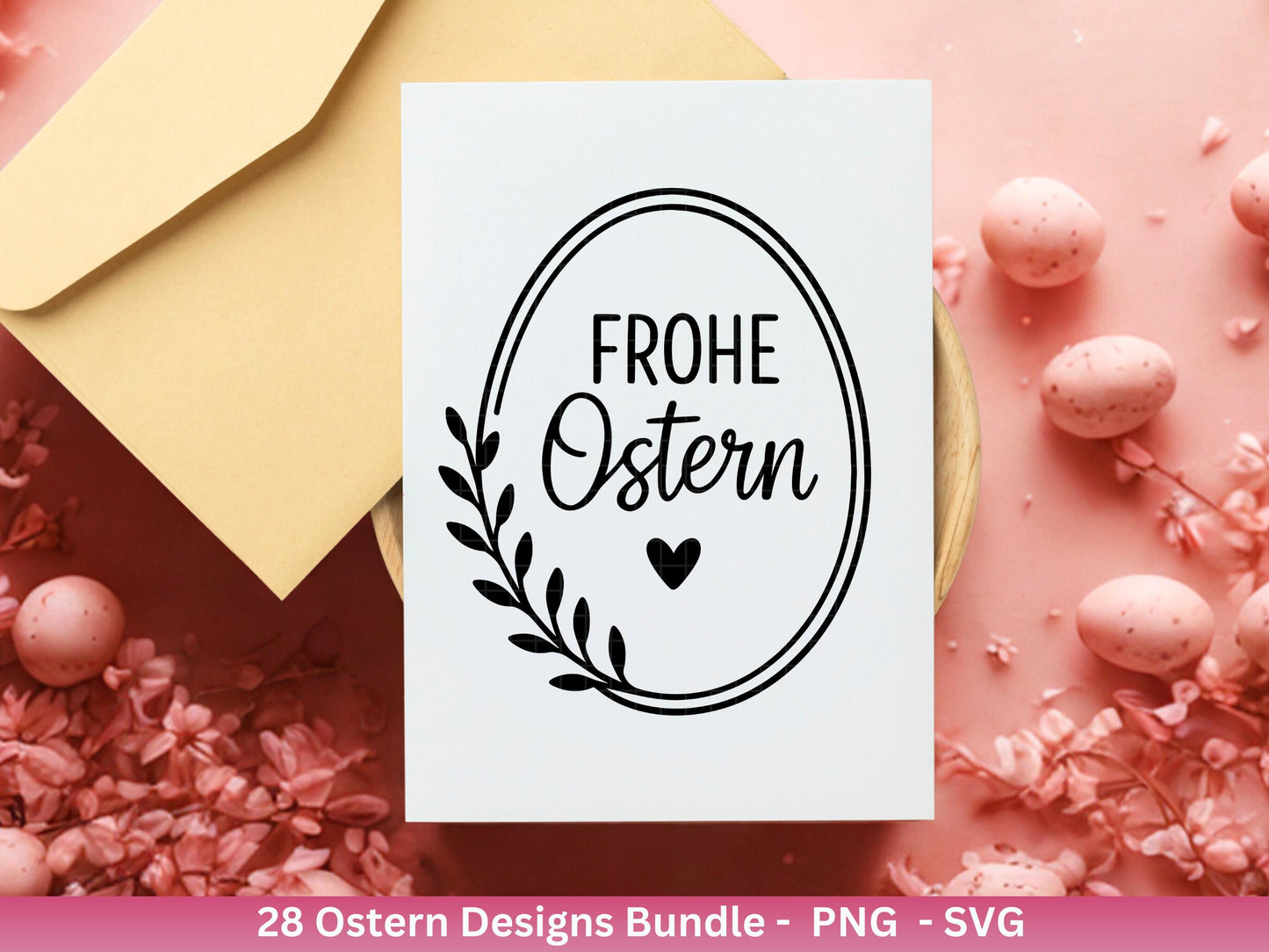 Ostern Plotterdatei Bundle – Süße Hasen Frohe Ostern Sprüche | Deutsche Oster SVG Designs | Ostergrüße Eiersuche Motive | Cricut Laserdatei